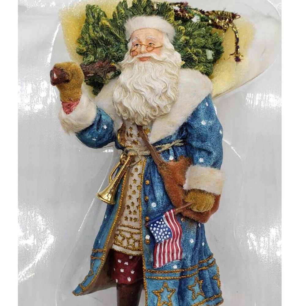 Hallmark Keepsake Collector Ornament American Patriot Santa 2003